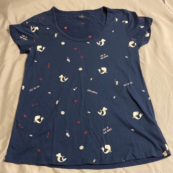Disney Little Mermaid 2XL T-shirt - Picture 1 of 7